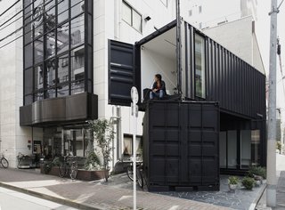 Spotlight on Work Spaces That Double as Art Galleries - Photo 3 of 4 - The top level office space looks out onto the street, while the gallery on the ground level allows convenient walk-ins. 