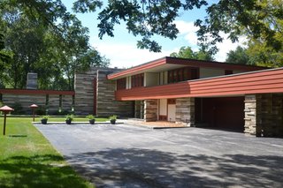 Defining an Architectural Canon From the Ground Up - Photo 1 of 4 - Glenn Beach’s 1956 Gilbert Currie House is characteristic of the midcentury modern style with its streamlined, texture-rich exterior.
