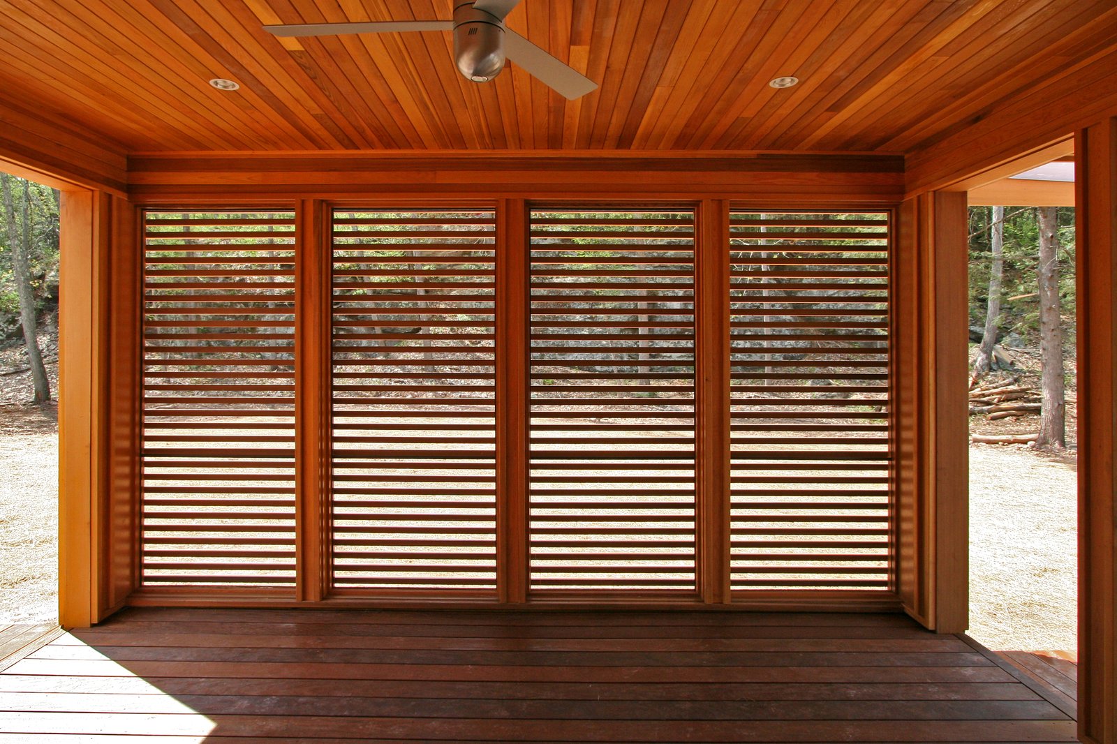 Cedar and Ipe porch