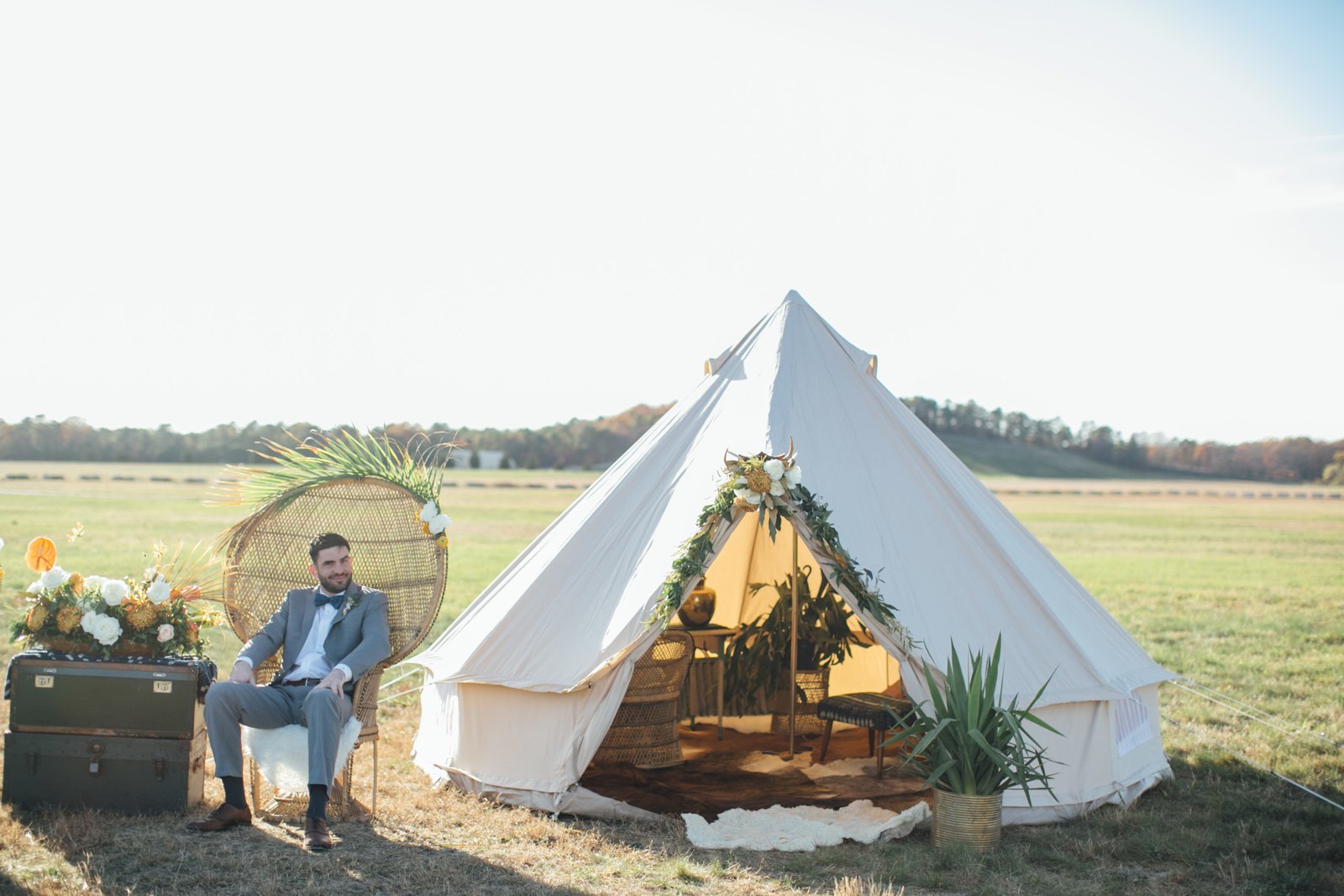 Wanderland Popup. Flowers are by Flower Child Florals.