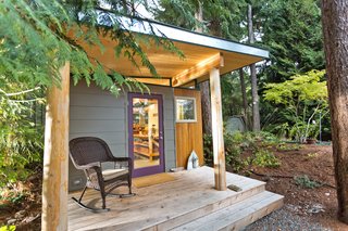 8 Inspirational Island Prefabs - Photo 8 of 8 - "Who wants to live on a construction site?" said owner Lin, a trained architect. "Being on an island, do you really want to endure being in construction for a year? I figured out the cost would be quite more than buying a Modern-Shed." 