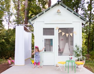 An Amazing Kids’ Playhouse Built from an Old Backyard Shed - Photo 1 of 19 -