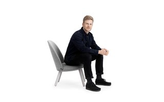 All Eyes on Ace - Photo 2 of 9 - Designer Hans Hornemann on the Ace Lounge Chair. 