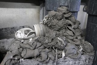 Sausalito Dinnerware Factory Tour - Photo 34 of 35 - Scraps are mixed and worked back into useable clay.