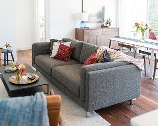 Home Tour: Theron Humphrey of This Wild Idea - Photo 4 of 11 - Cade sofa and Slim cocktail table 