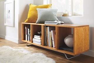 Storage Benches for Every Space - Photo 3 of 6 - Ferris cubby bench in cherry