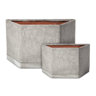 Modern by Dwell Magazine: Outdoor Collection - Photo 12 of 16 - Hexagonal Concrete Planter, 89.99; available in small or large; designed by Chris Deam and Nick Dine for Modern by Dwell Magazine for Target