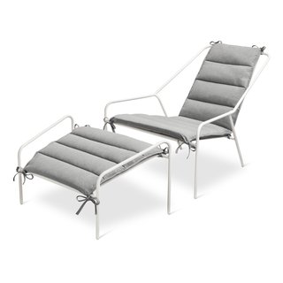 Modern by Dwell Magazine: Outdoor Collection - Photo 10 of 16 - Posture Chair and Ottoman Set, $269.99, available in gray, orange, or white; Cushion, $79.99, available in gray or navy; designed by Chris Deam and Nick Dine for Modern by Dwell Magazine for Target