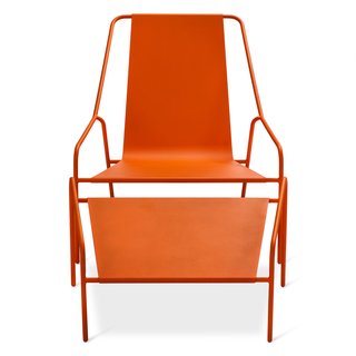 Modern by Dwell Magazine: Outdoor Collection - Photo 8 of 16 - Posture Chair and Ottoman Set, $269.99, available in gray, orange, or white; designed by Chris Deam and Nick Dine for Modern by Dwell Magazine for Target