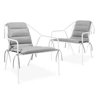 Modern by Dwell Magazine: Outdoor Collection - Photo 1 of 16 - Outdoor Lounge Chair - Set of 2, $269.99, available in gray or white; Cushion - Set of 2, $99.99, available in gray or white; designed by Chris Deam and Nick Dine for Modern by Dwell Magazine for Target