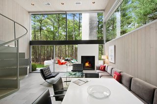 The first commissioned work by "star architect" Charles Gwathmey after his seminal Gwathmey Residence and Studio, the widely published Sedacca House is a two-bedroom modernist "living sculpture." Fully original and modernized in consultation with Gwathmey, the home features unique design elements that execute a complete the geometric composition.