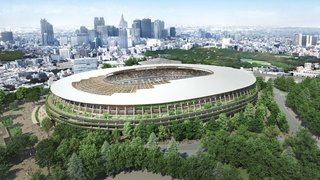 Architect Spotlight: 12 Works by Japanese Architect Kengo Kuma - Photo 12 of 12 - Currently in the works: Kuma's work on the Portland Japanese Garden was said to have inspired his 'urban forest' concept for the Japan National Stadium. The oval structure incorporates plants and trees on every level, a large oculus above the track, and a latticed larch-and-steel canopy.