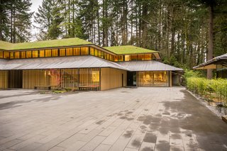 Architect Spotlight: 12 Works by Japanese Architect Kengo Kuma - Photo 11 of 12 - The expansion of the Portland Japanese Garden—the most authentic Japanese Garden outside of Japan—references the traditional Japanese architecture of the Katsura Villa in Kyoto. All of the glass walls and wooden screens open to create a total integration of architecture and nature in the urban forest of the Northwest Hills of Portland. 