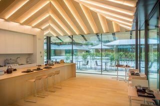 Take a Tour of Kengo Kuma’s Expansion of the Portland Japanese Garden - Photo 5 of 8 - The Umami Cafe by Aji-no-moto, serves tea from Jugetsudo. In order to keep the Pacific Northwest coffee culture from seeping into the property, they made a conscious decision to only serve tea. 