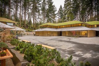 Take a Tour of Kengo Kuma’s Expansion of the Portland Japanese Garden - Photo 7 of 8 - Kuma and associates worked with the local firm Hacker Architects to carry out the construction. There was a strong emphasis on regionally-sourced materials like Port Orford Cedar from Southwest Oregon and Baker Blue granite, from Baker City, Oregon. Over half of the wood materials included in the project were Forest Stewardship Council (FSC)-certified wood.
