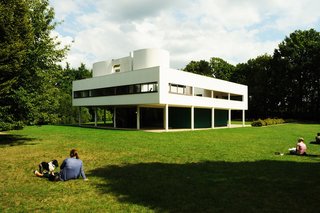 Spotlight on 10 Influential Works by Le Corbusier - Photo 3 of 10 - Located outside of Paris in Poissy, Villa Savoye is the best illustration of Le Corbusier's five points of architecture. A modern take on a French country house, the home is still considered to be one of the most significant contributions to modern architecture in the 20th century. 