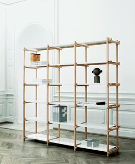 10 Functional Pieces For Small Space Living - Photo 9 of 11 - The Woody was originally designed for inventory use, but after much demand, this ladder-inspired shelving system was soon put into commercial production.