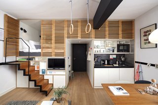 Gestalten's New Book Shows How to Transform Small Spaces Into Design Marvels - Photo 15 of 16 - The Zoku Lofts were designed by the Dutch practice Concrete Amsterdam, and are located in the eastern canal district of Amsterdam. "A hotel for living in," the lofts have been designed according to the notion of "work-meets-play." 