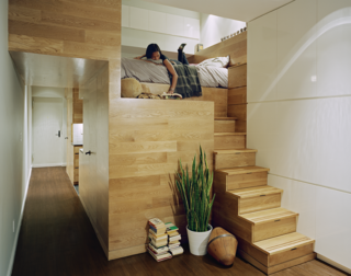 Gestalten's New Book Shows How to Transform Small Spaces Into Design Marvels - Photo 12 of 16 - Jordan Parnass Digital Architecture (JPDA) remodeled this 500-square-foot East Village Studio to create a small and functional studio flat. The generous amount of storage effectively conceals any clutter. 