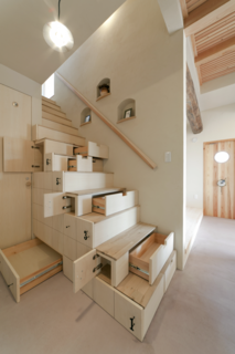 Gestalten's New Book Shows How to Transform Small Spaces Into Design Marvels - Photo 8 of 16 - This home in Koriyama, Japan, by Architect Kotaro Anzai, takes its cues from traditional Japanese carpentry techniques that use staircases to maximize storage. 