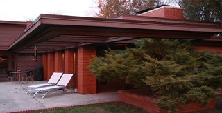 10 Frank Lloyd Wright Homes Available to Rent Right Now - Photo 8 of 10 - Also known as Still Bend, Wright originally designed the Schwartz house as part of a LIFE Magazine "Dream House" competition. In 1938 LIFE magazine commissioned eight architects to design a "dream house" for four typical American families. The design became reality when Bernard Schwartz commissioned the architect to build the home for his family in Two Rivers, Wisconsin. Modifying his plans to accommodate the site, the 1940 house boasts classic Wright touches like red tidewater cypress board, huge windows, and interiors in harmony with the natural surroundings.