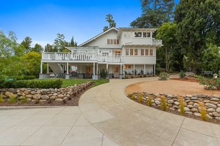 With an Architectural Pedigree and Green Certification, This Pasadena Home Just Listed For $3.6M - Photo 9 of 10 - The original circular driveway has been restored and the garage relocated, allowing for expanded gardens and gathering spots as they were originally intended. 