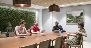 Take a Peek Inside Airbnb's New Loft-Inspired Office Space in Paris - Photo 10 of 13 - The variety of serene work spaces encourages creative interaction.