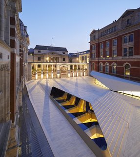 Part of an Epic Expansion, London’s V&A Museum Paves its Courtyard With 11,000 Porcelain Tiles - Photo 9 of 10 -