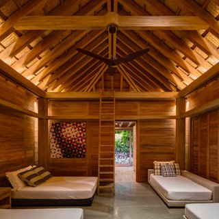 This Expansive Beachside Home on Mexico's Pacific Coast Puts a Modern Spin on Tradition - Photo 7 of 13 - One of the bedrooms is shown here. 