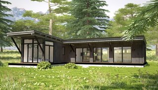 These Customizable Modular Homes Can Make Your Tiny House Dreams Come True - Photo 3 of 9 - The Wedge-inspired Hitch-Haus 1000 configuration is 1000 square feet. There's also a 1,500-square-foot model. 