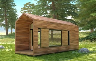 These Customizable Modular Homes Can Make Your Tiny House Dreams Come True - Photo 4 of 9 - The Kamp-Haus, measuring 160 to 240 square feet. 