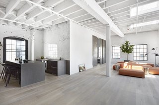 Modern Kitchen Upgrade Ideas From a Danish Design Firm That's Challenging the Kitchen Market - Photo 7 of 8 - The simple handleless design of the Norm Architects x Reform kitchen is one of the company's bestsellers. Interior designer Alsun Keogh customized the Norm kitchen design for this loft in New York's Soho neighborhood with tombac fronts and concrete countertops. 