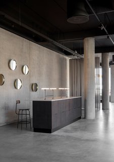 Modern Kitchen Upgrade Ideas From a Danish Design Firm That's Challenging the Kitchen Market - Photo 8 of 8 - Also suitable for commercial use, the Norm Architects counter was used in Menu's recently opened 7,500-square-foot showroom, which is located in the up-and-coming Copenhagen neighborhood that surrounds the harbor in Nordhavn.