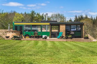 8 Unique Vacation Rentals Around the World - Photo 3 of 16 - Set on a working farm with panoramic views of the Lammermuir Hills, this converted bus is ideal for a unique holiday experience. The roof has even been replaced with glass, allowing guests to truly sleep under the stars.