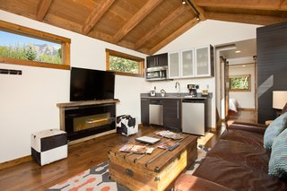 Test Out Tiny House Living at One of These Nature-Immersed Cabin Resorts - Photo 3 of 14 - The interior of the Caboose cabin