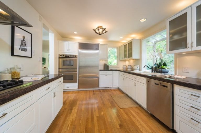 The kitchen is both functional and beautifully designed.