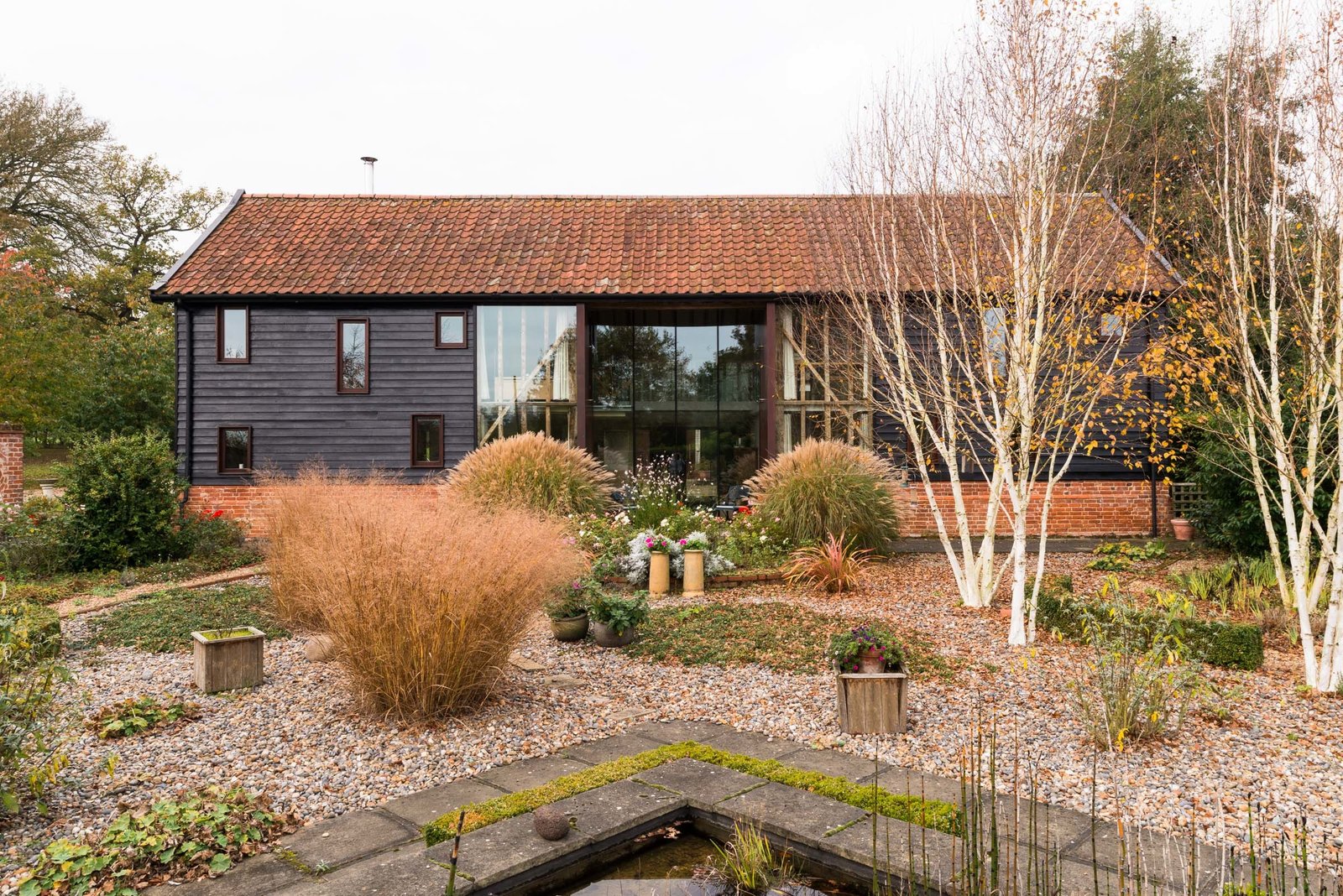 Additional glazing was added to the structure to increase the natural light.