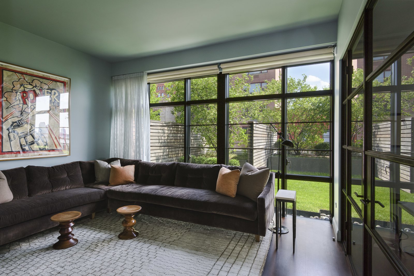 A room that is currently being used as a den could also be easily transformed into a fourth bedroom.