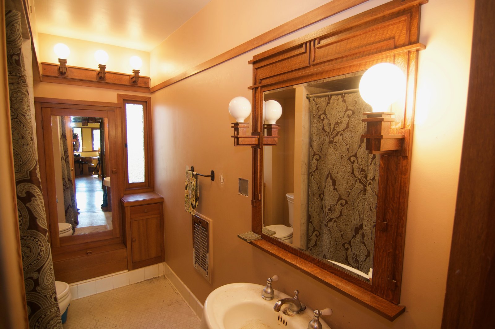 Bathroom fixtures.