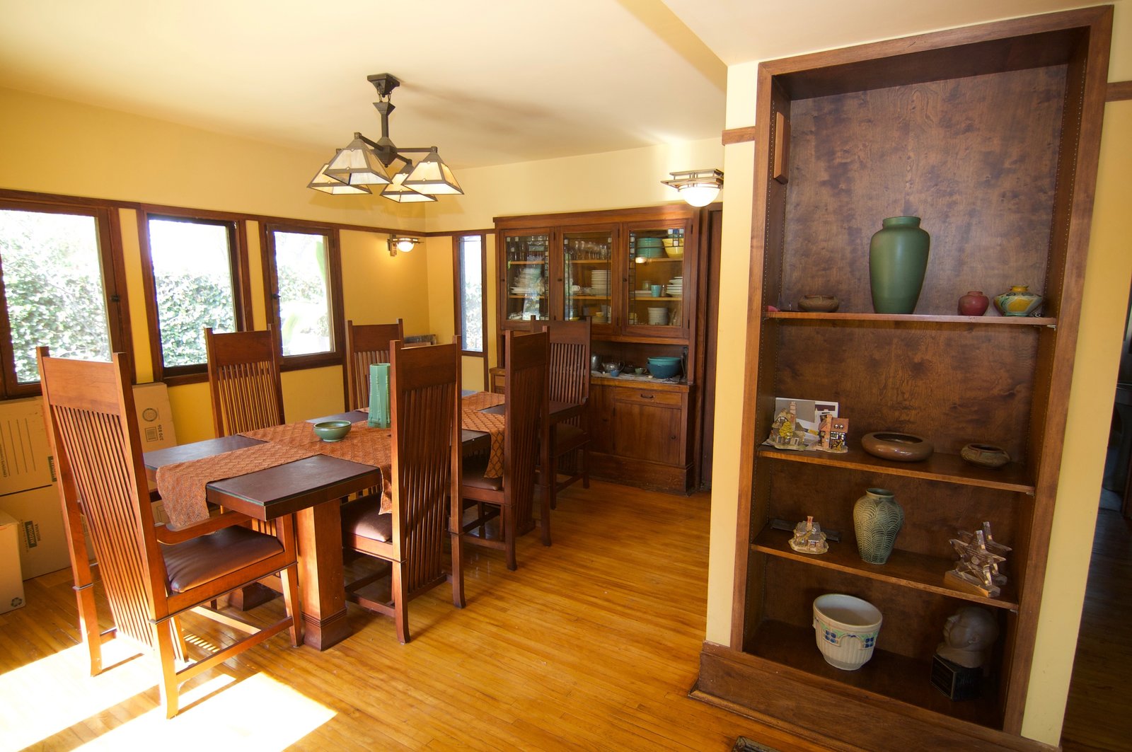 The dining room.