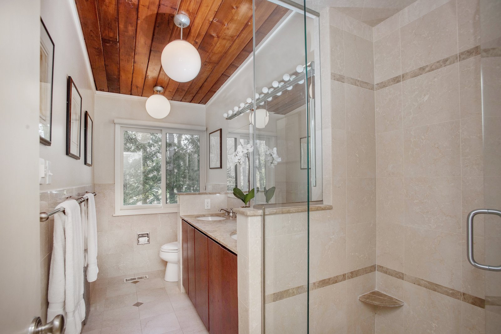 One of the bathrooms.