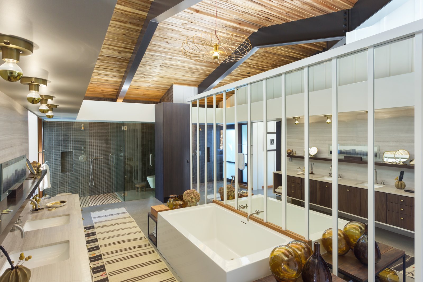 The stunning master bath.