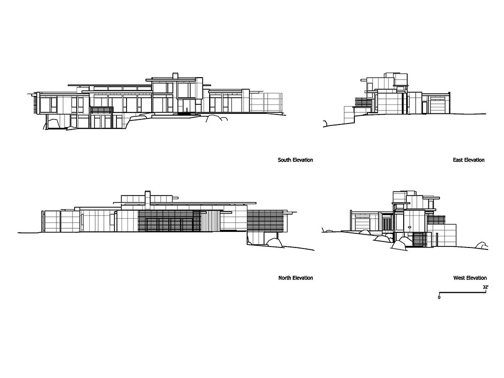 The elevations.