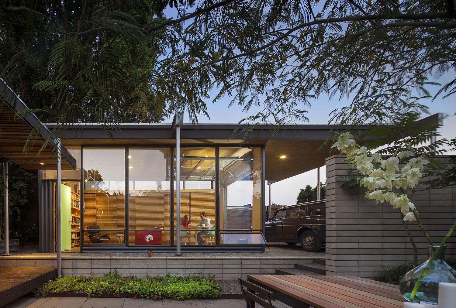 Studio and courtyard