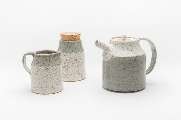 Ceramic stoneware tea set by Vancouver's Dahlhaus.