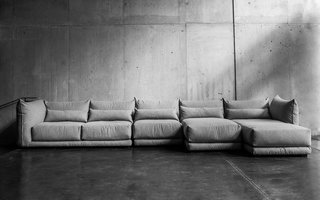 The modular Jane sofa by Montauk allows for multiple configurations.
