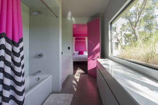 Each bedroom in the house contains dedicated storage space for guests, and improvement Paul and Jessica added after they started hosting.