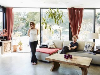 A Modern Los Angeles Airbnb Inspired by Hosting - Photo 2 of 7 - Hosting through Airbnb not only helped finance the couple's dream home, it inspires their design.