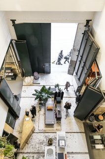 A Retired Copenhagen Power Plant Hosts a Design Pop-Up - Photo 1 of 4 - A bird’s eye view reveals how the once utilitarian space has been transformed into a gallery setting.