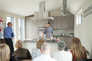 Live product demonstrations led by Liddell provided a way for visitors to learn about Monogram’s offerings in a relaxed, organic environment.